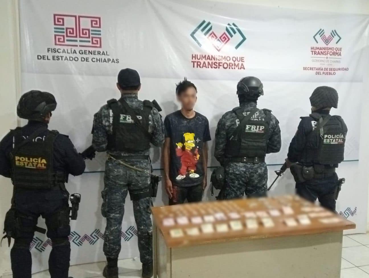FRIP y PDI aseguraron droga en Ciudad Hidalgo