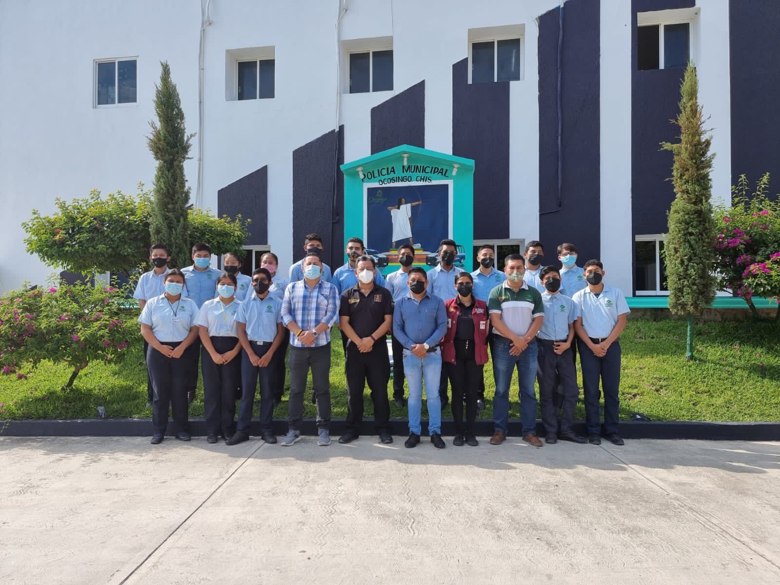 Alumnos del Conalep 262 visitan el Escudo Urbano C5 Ocosingo
