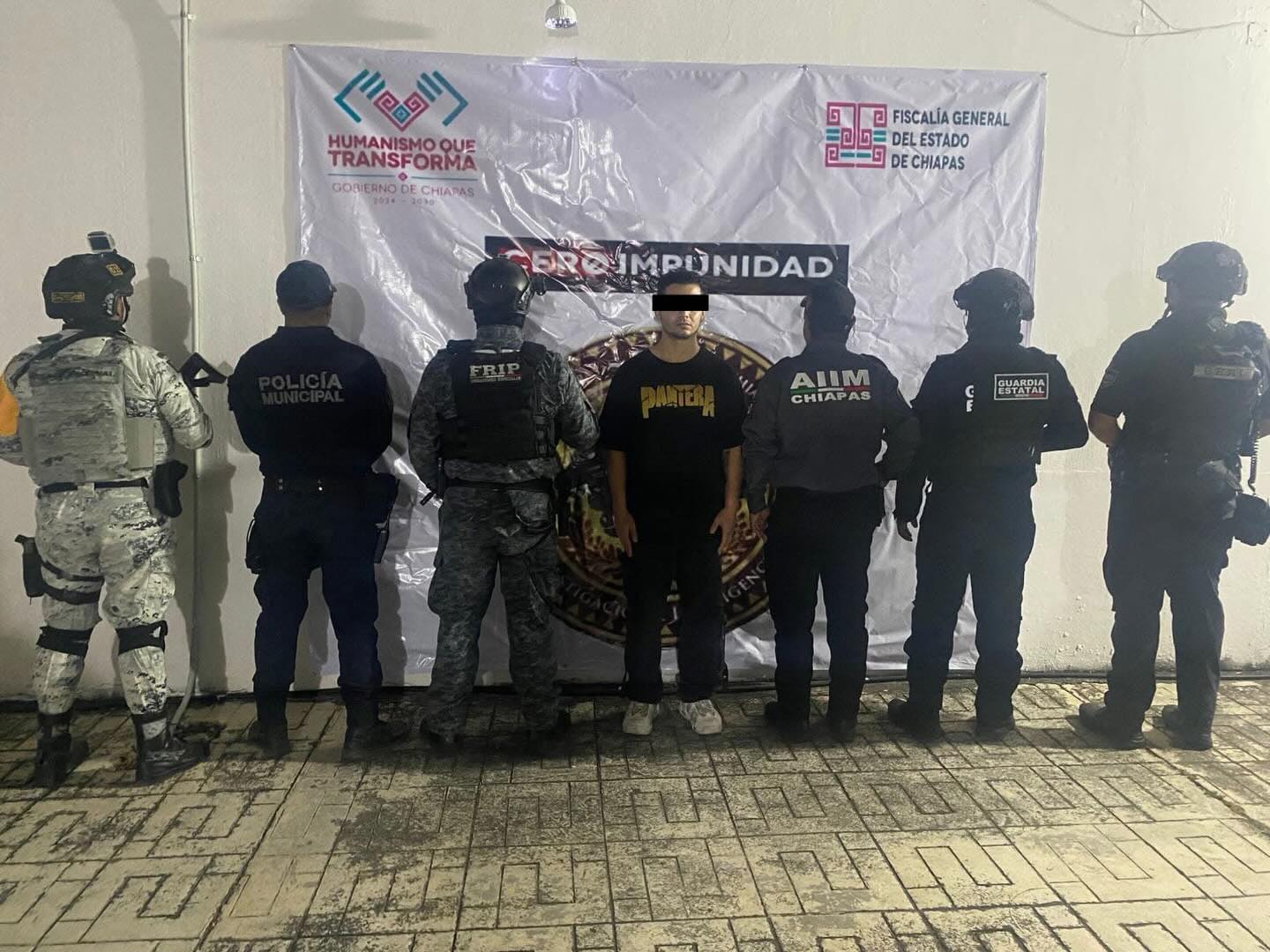 SSP, FGE y Defensa aprehenden presunto responsable de incumplimiento de obligaciones de asistencia familiar