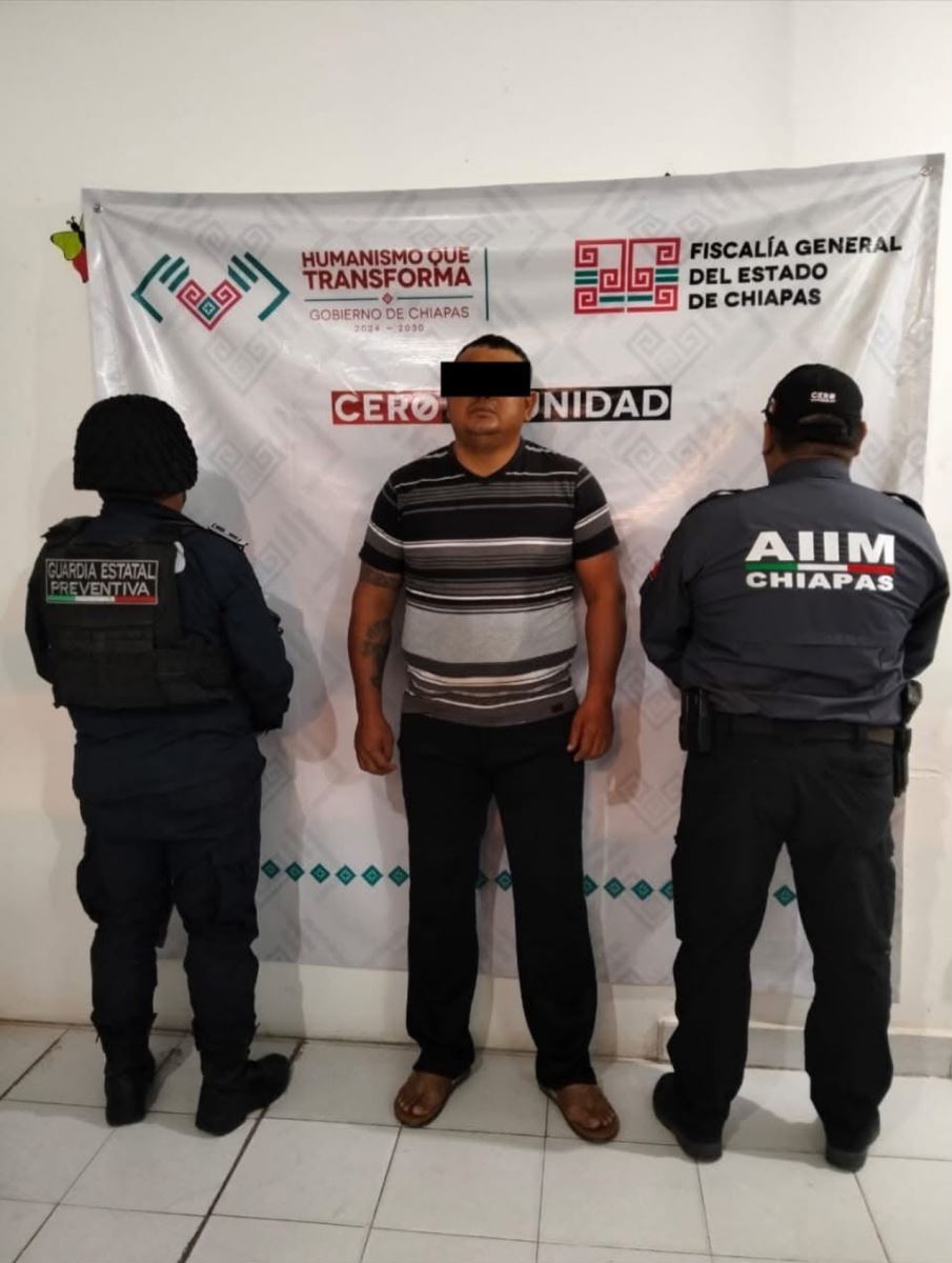 GEP y AIIM aprehenden a presunto responsable de homicidio calificado