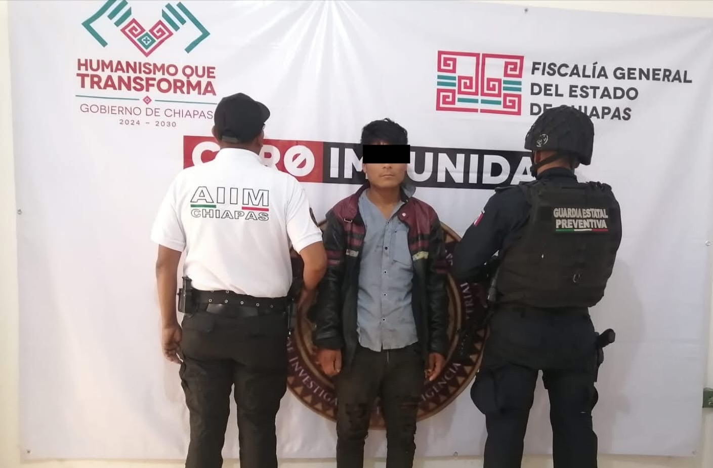 GEP y AIIM aprehenden a presunto responsable de homicidio calificado en grado de tentativa y lesiones calificadas