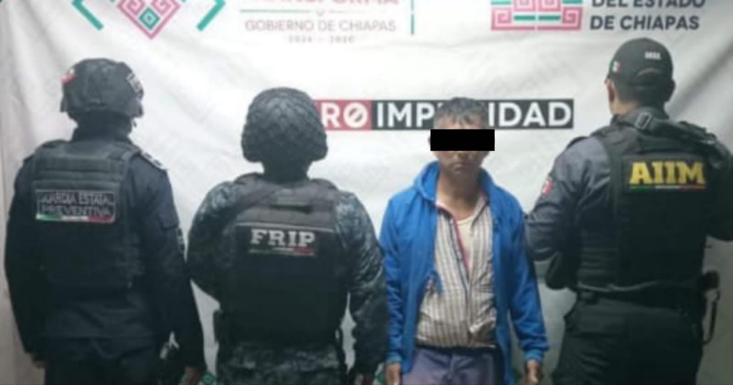 FRIP, GEP y AIIM aprehenden a presunto responsable de robo con violencia