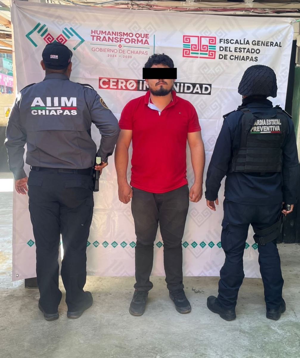 Por violencia familiar agravada, la SSP y FGE aprehenden al presunto responsable