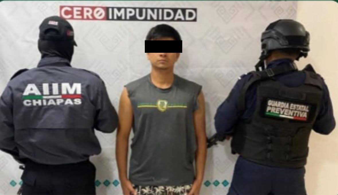 GEP y AIIM aprehenden a presunto responsable de robo con violencia a Oxxo