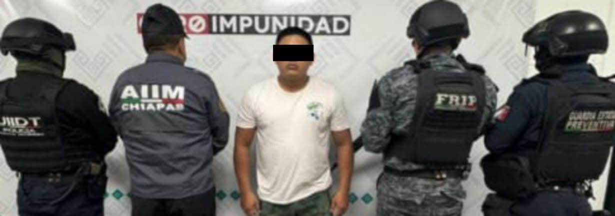 Por homicidio calificado en grado de tentativa, SSP y FGE aprehenden al presunto responsable