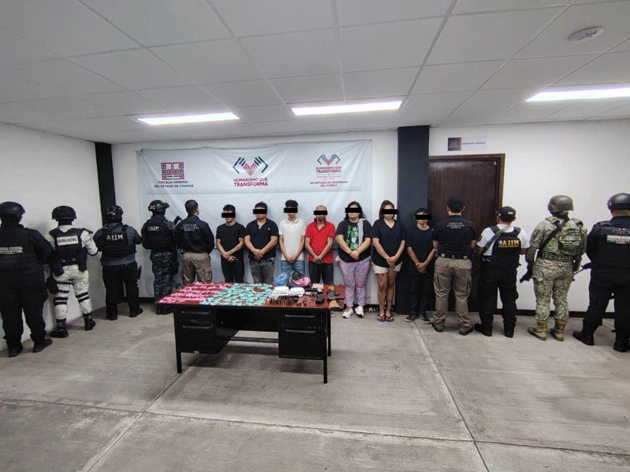 En seguimiento a investigación, derivada de detención de 12 personas en San Cristóbal de las Casas