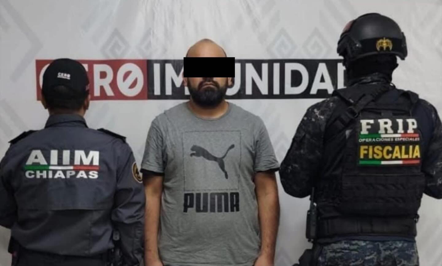 En coordinación con Fiscalías de Chiapas y Sonora aprehenden a presunto responsable de robo a institución 