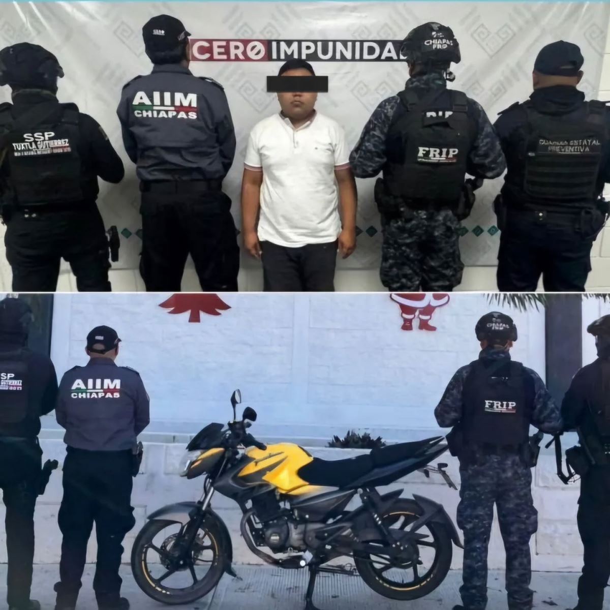 SSP y FGE detienen en flagrancia a presunto responsable de robo con violencia en Tuxtla Gutiérrez