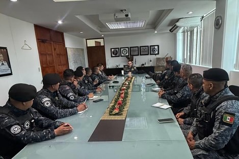 SSP realizó reunión de trabajo con mandos de la FRIP