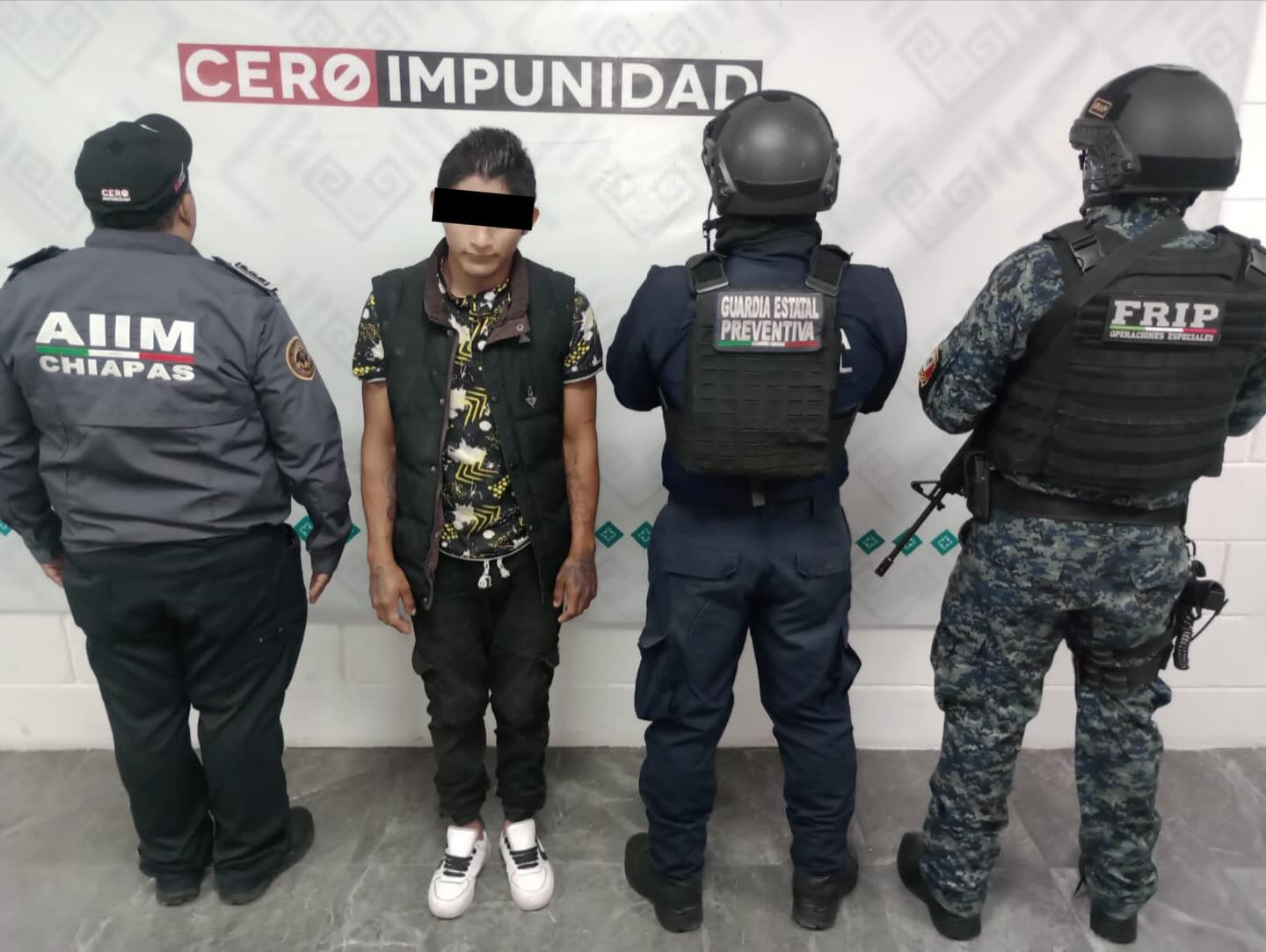 SSP detiene a presunto responsable del delito contra la salud en Tuxtla Gutiérrez 