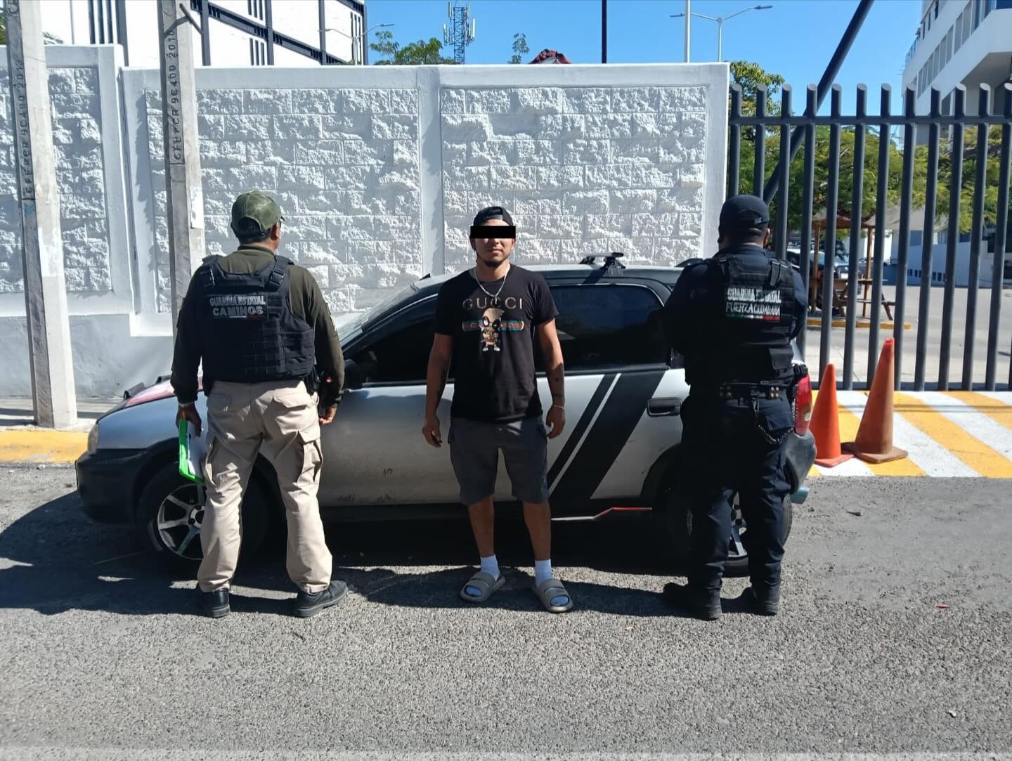 Guardia Estatal Fuerza Ciudadana recupera vehículo con reporte de robo