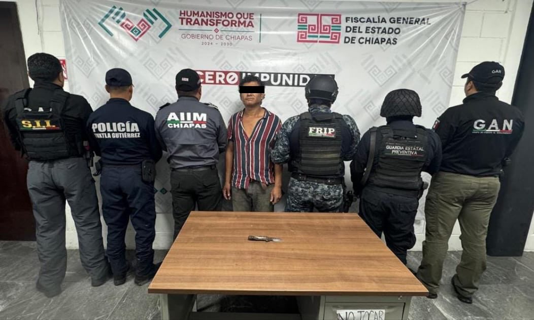 SSP detiene a presunto responsable del delito de lesiones