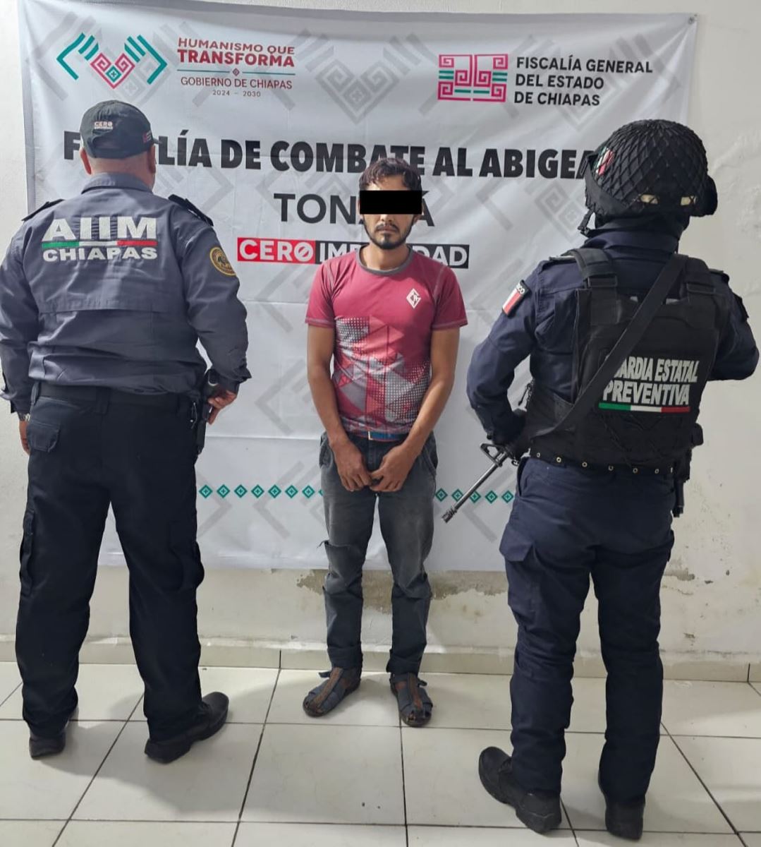 Por presunto delito de abigeato detenido por la SSP