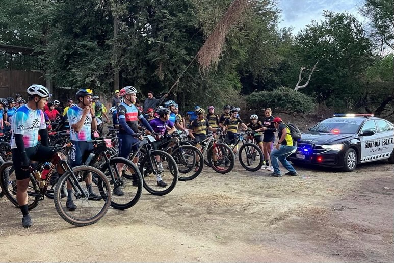 Guardia Vial Preventiva brindó apoyo vial en carrera ciclista