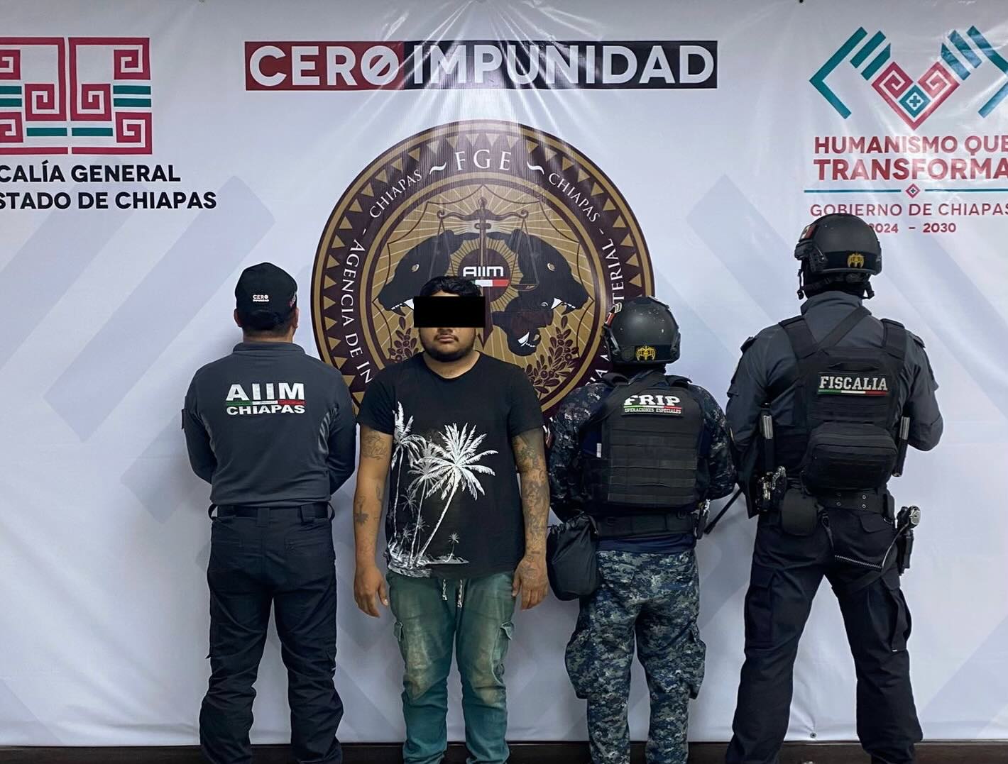 Logran SSP y FGE detención de presunto responsable del delito de violencia familiar equiparada