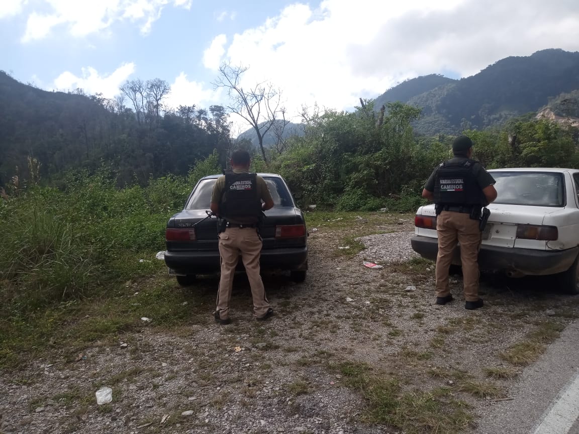 SSP asegura vehículos con reporte de robo y abandonado