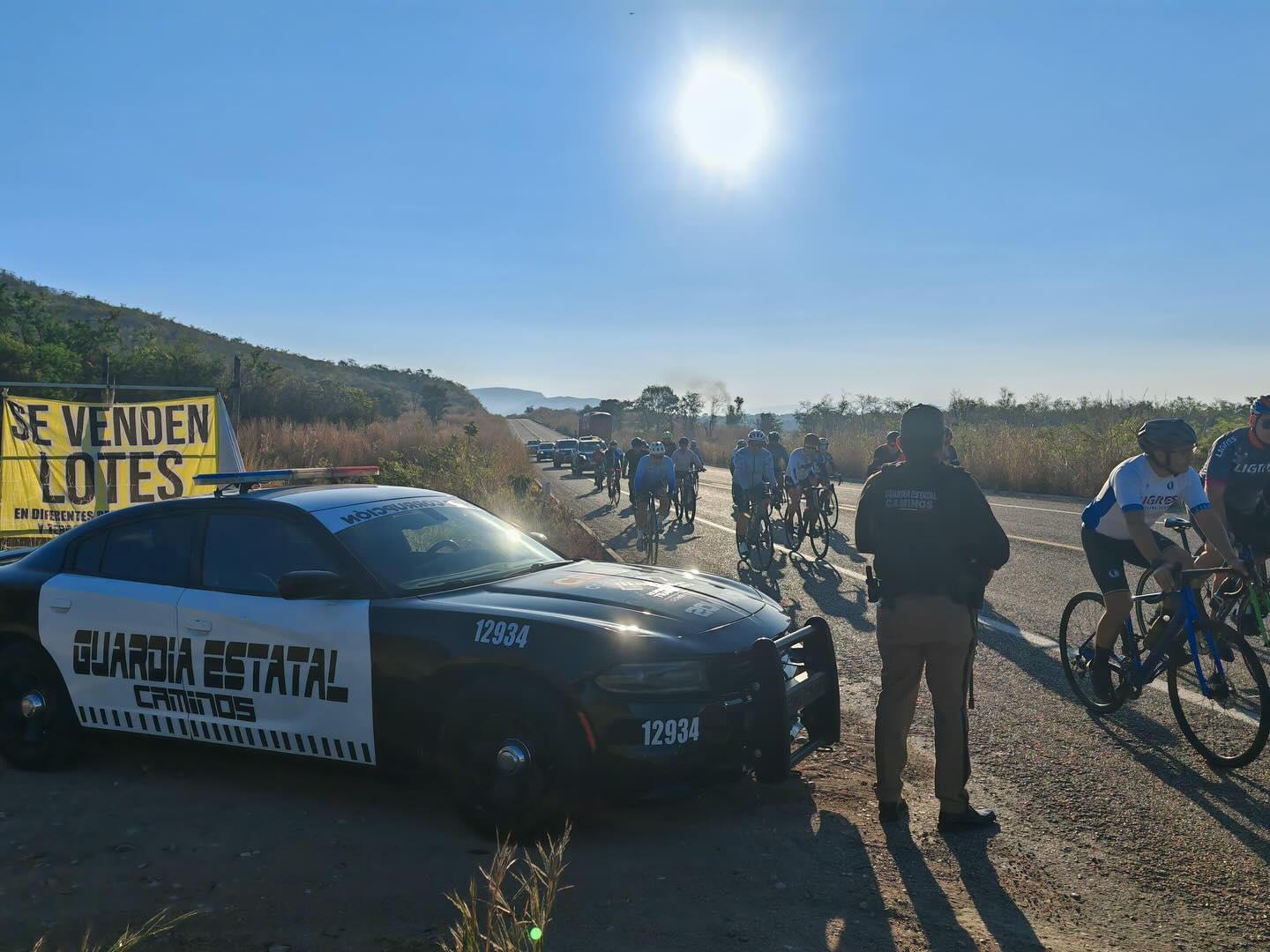 Brinda SSP apoyo vial en distintos tramos carreteros de Chiapas