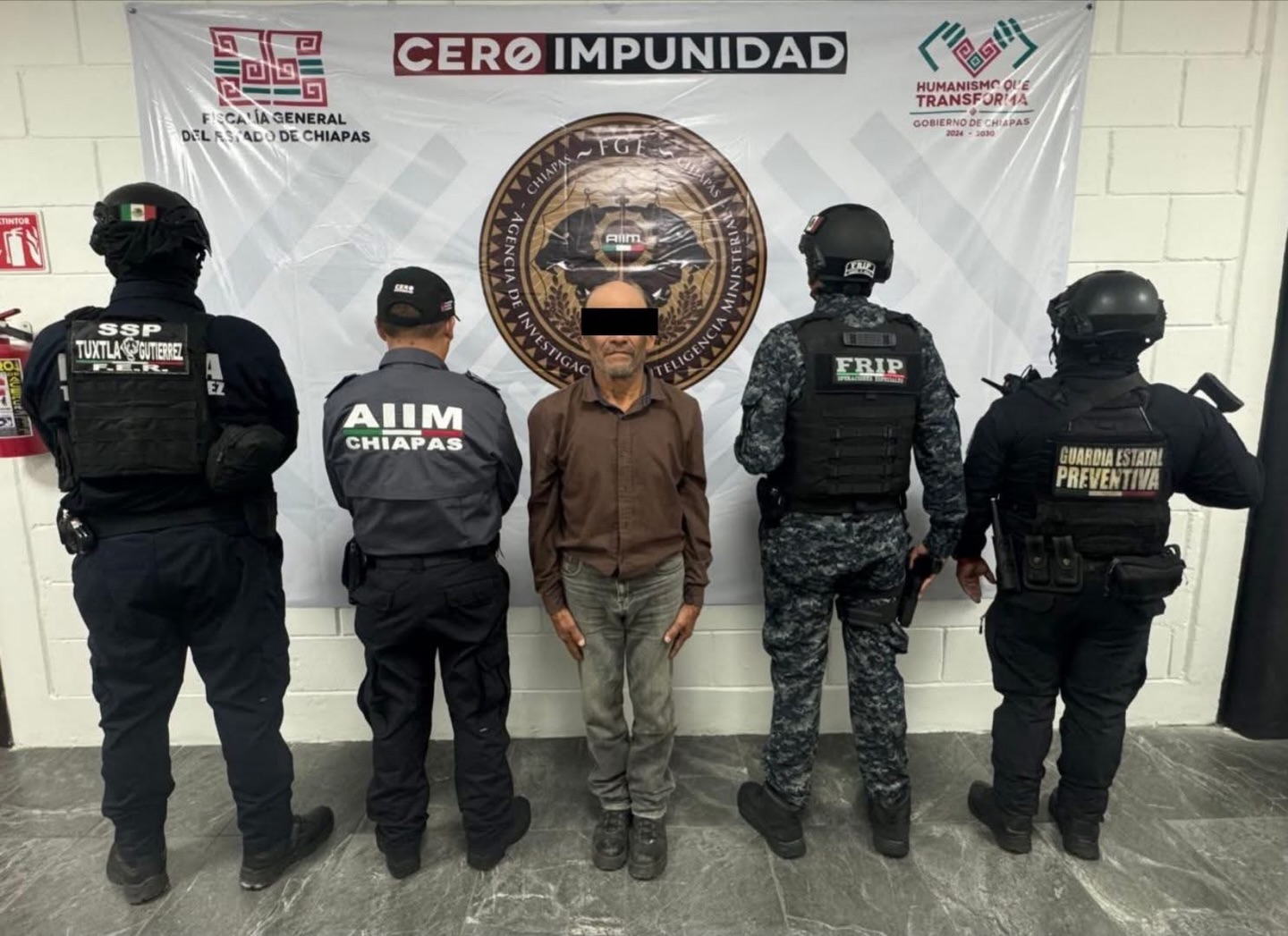 SSP y FGE aprehenden a presunto responsable de robo con violencia agravado