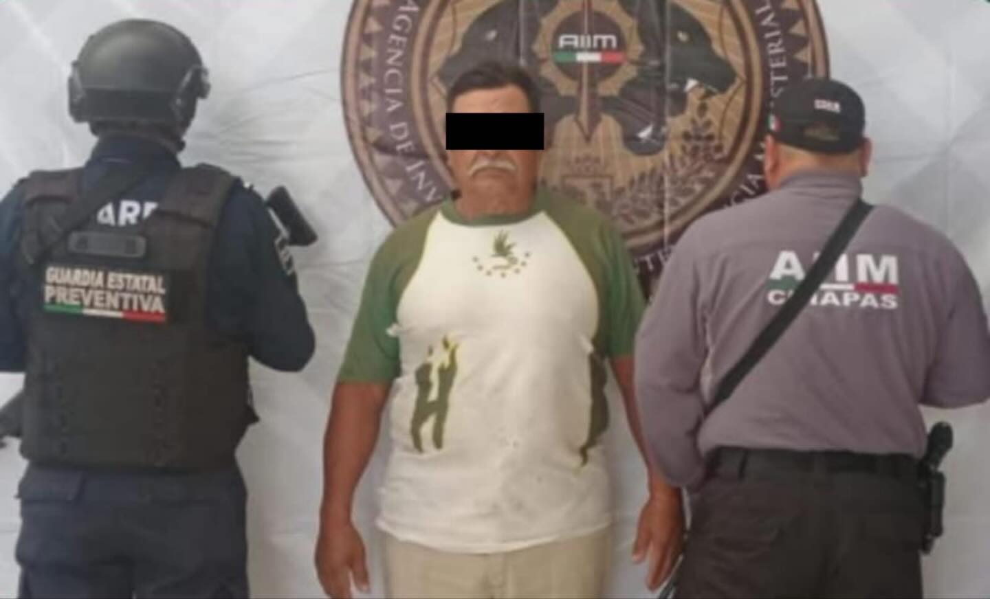 Por pederastia agravada, la SSP y FGE aprehenden a presunto responsable