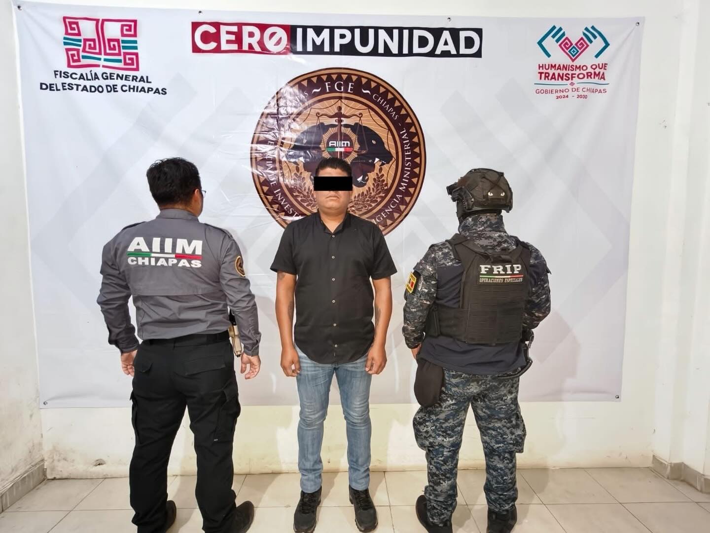 En Villaflores, la SSP y FGE aprehenden a presunto responsable de robo con violencia agravado