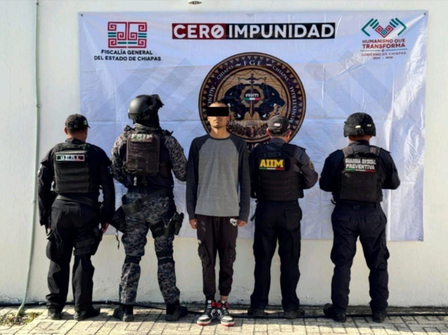 SSP y FGE aprehenden a presunto responsable de violación