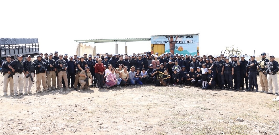 Fortalece SSP la formación integral de sus cadetes mediante acciones sociales y humanitarias