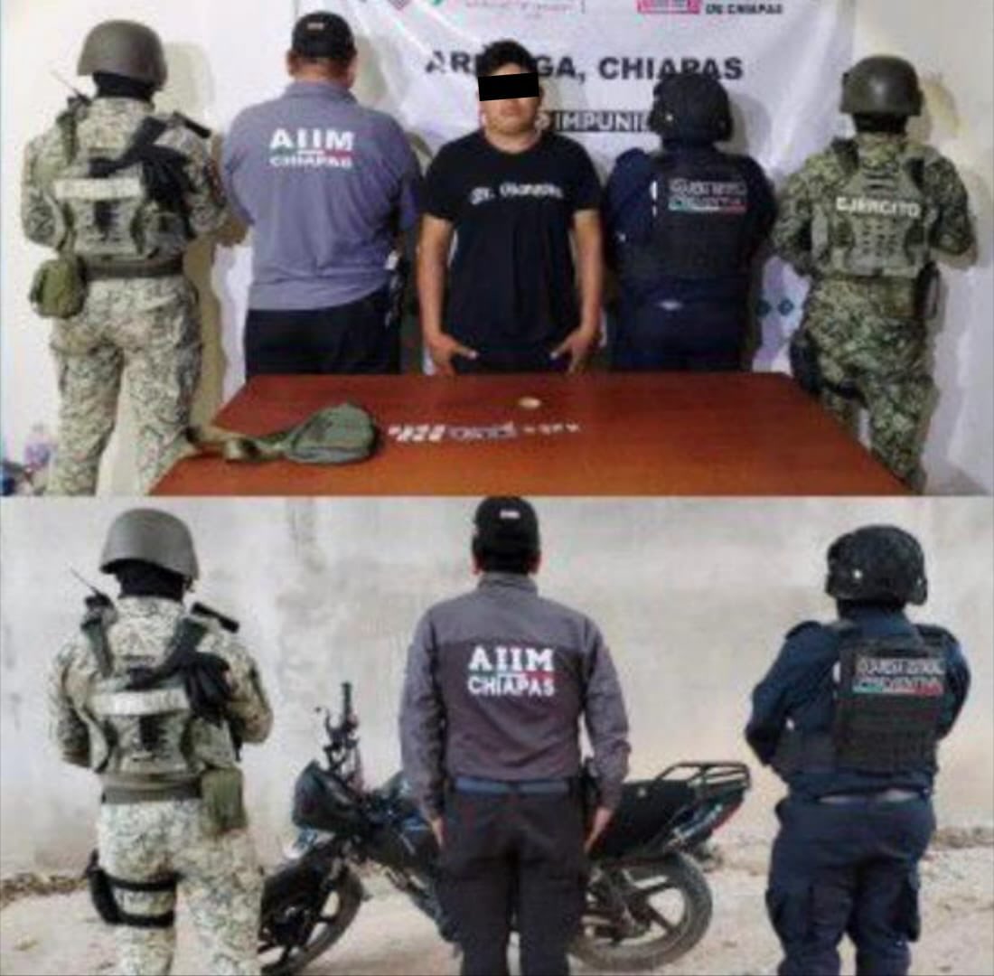 SSP detiene a presunto narcomenudista en Arriaga