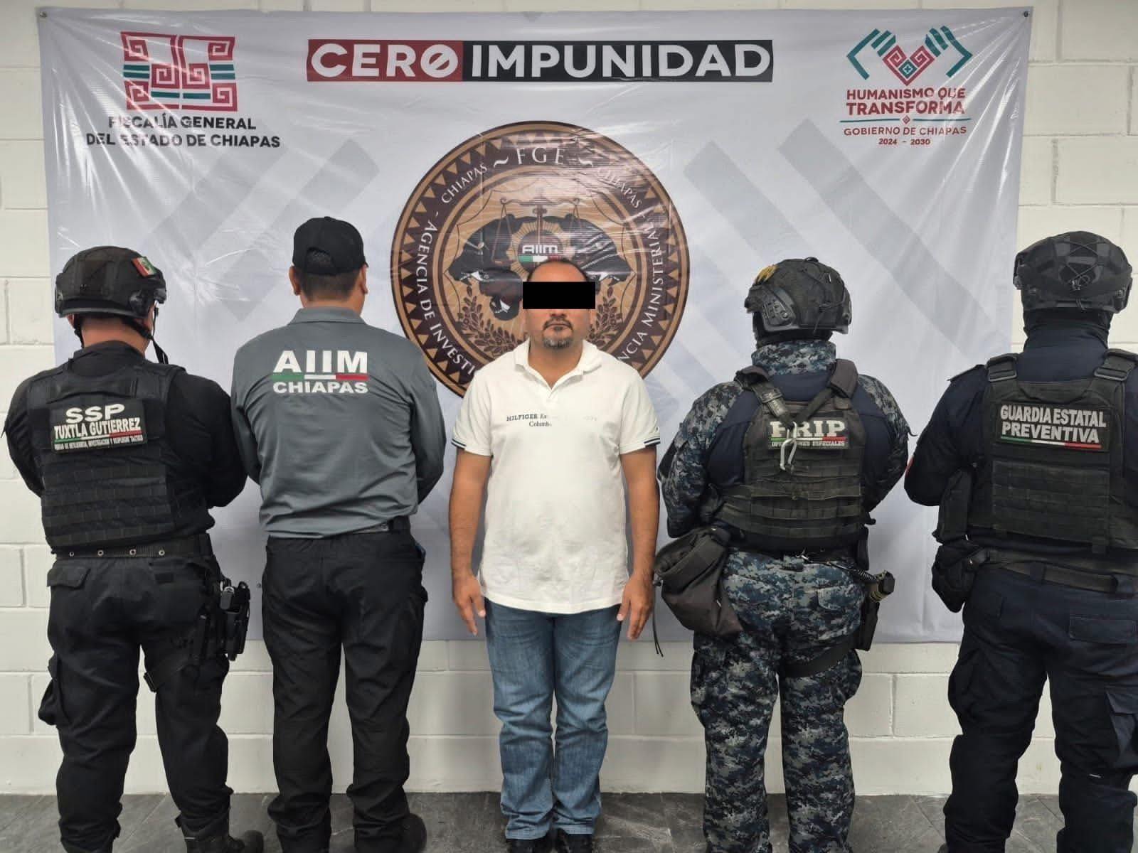SSP y FGE aprehenden a presunto responsable de fraude específico.