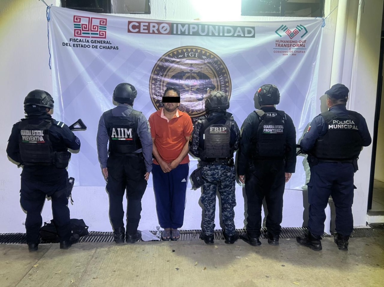 Detiene SSP a masculino por agresión en vía pública en Tapachula