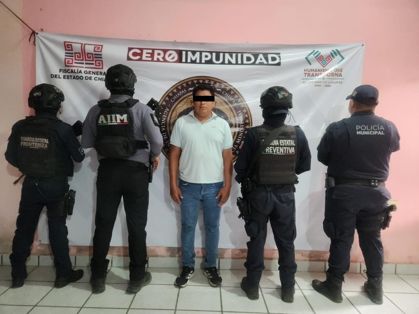 Detenido por probable delito de violencia familiar