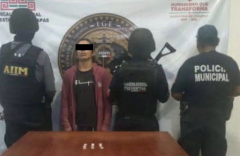 Detiene SSP y FGE a una persona por posesión de narcóticos en Mazatán