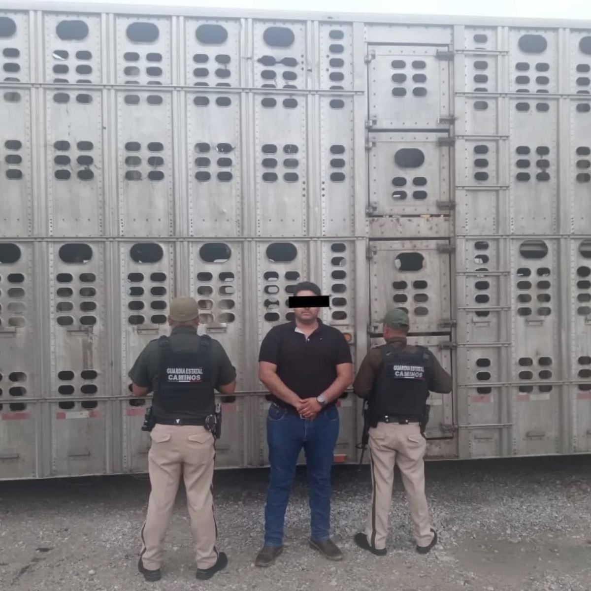 Logra la Guardia Estatal de Caminos la detención de una persona como presunto responsable de la transportación 