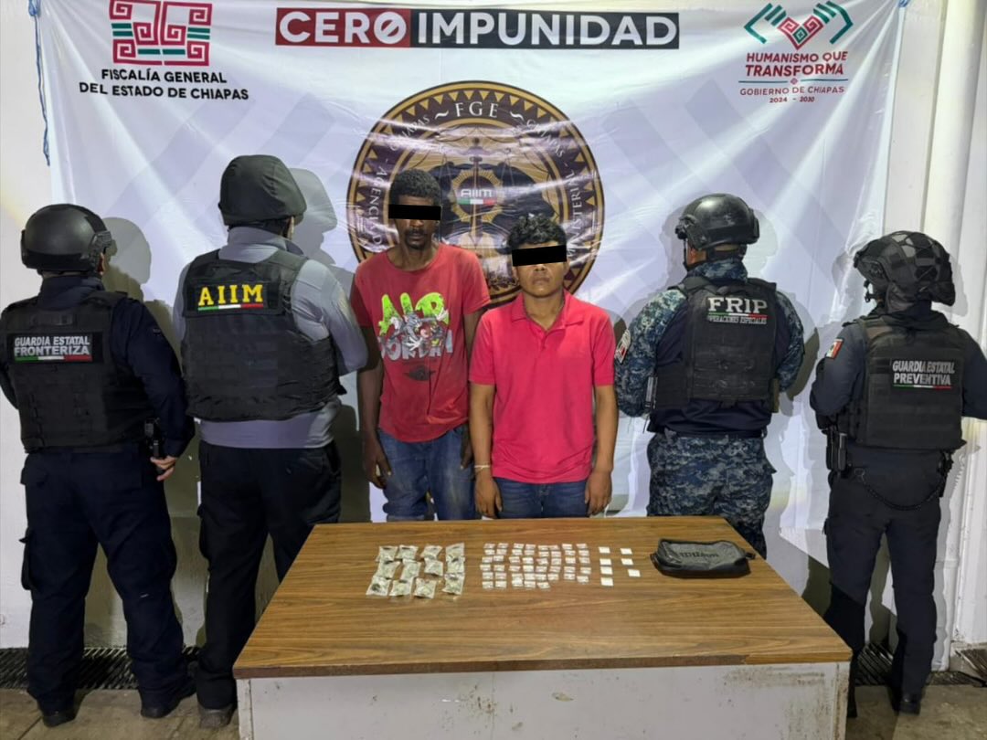 En operativos interinstitucionales, seis detenidos con presuntos narcóticos