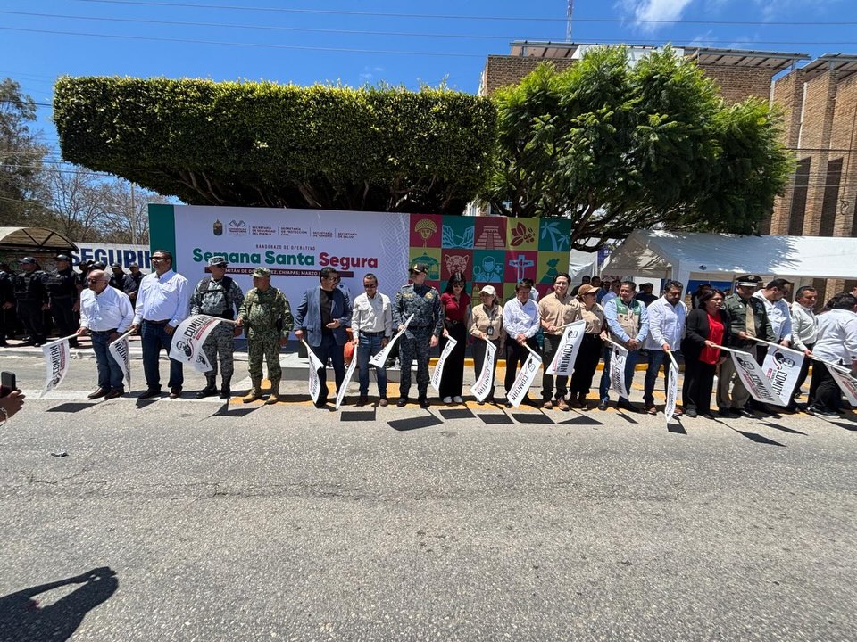 La FRIP inicia operativo “Semana Santa Seguro 2026” en Comitán