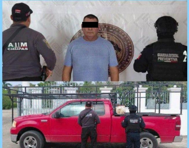 SSP y FGE realizan puesta a disposición en flagrancia por robo de vehículo en Playas de Catazajá