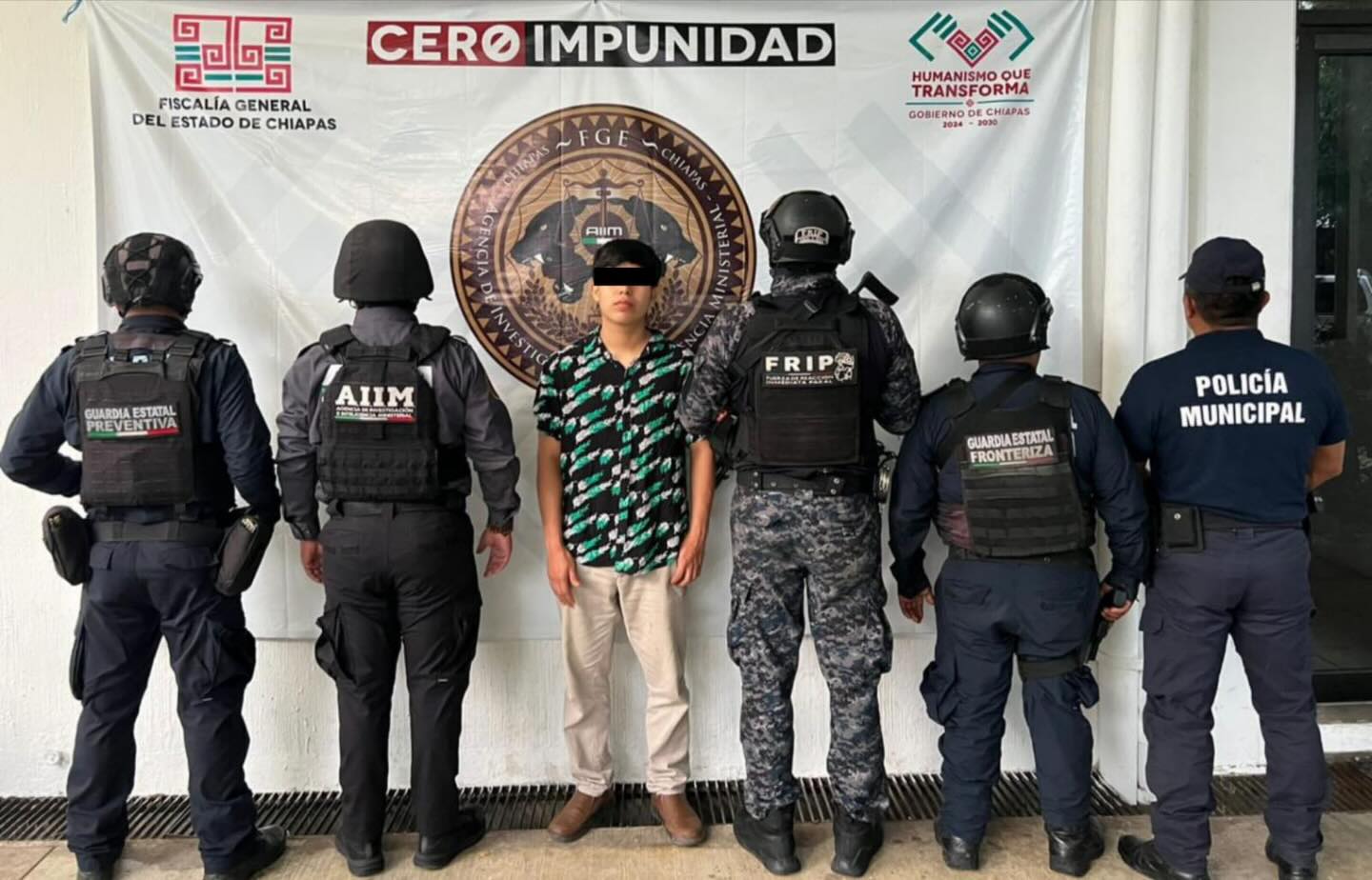 SSP y FGE detienen a presunto responsable del delito de violencia familiar