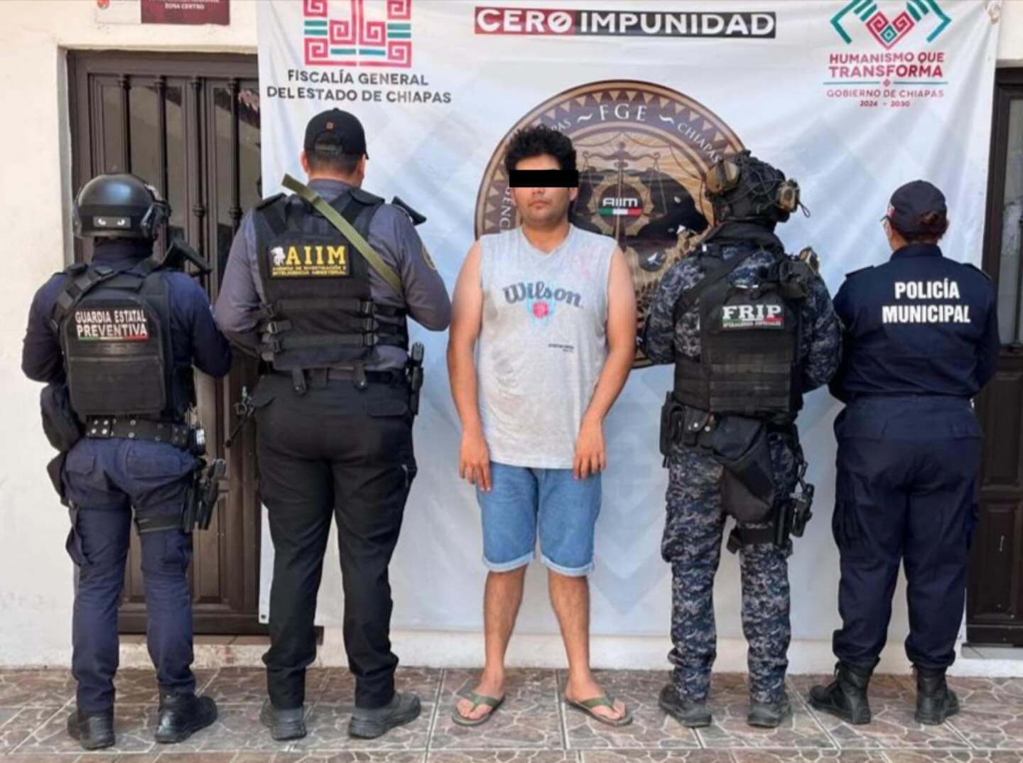 SSP y FGE detienen a presunto responsable del delito de violación