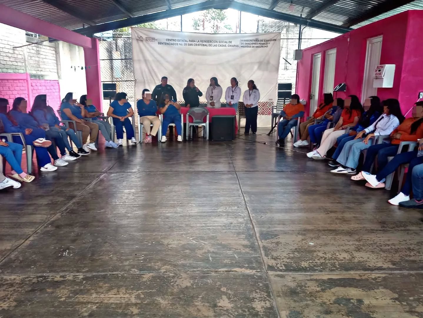 SSP y FGE llevan jornada de salud mental en Cerss de San Cristóbal de Las Casas