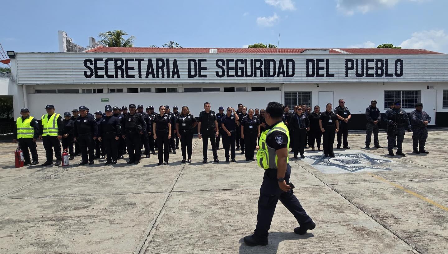 Con éxito participa SSP en el “Primer Simulacro Nacional 2026” en Tapachula