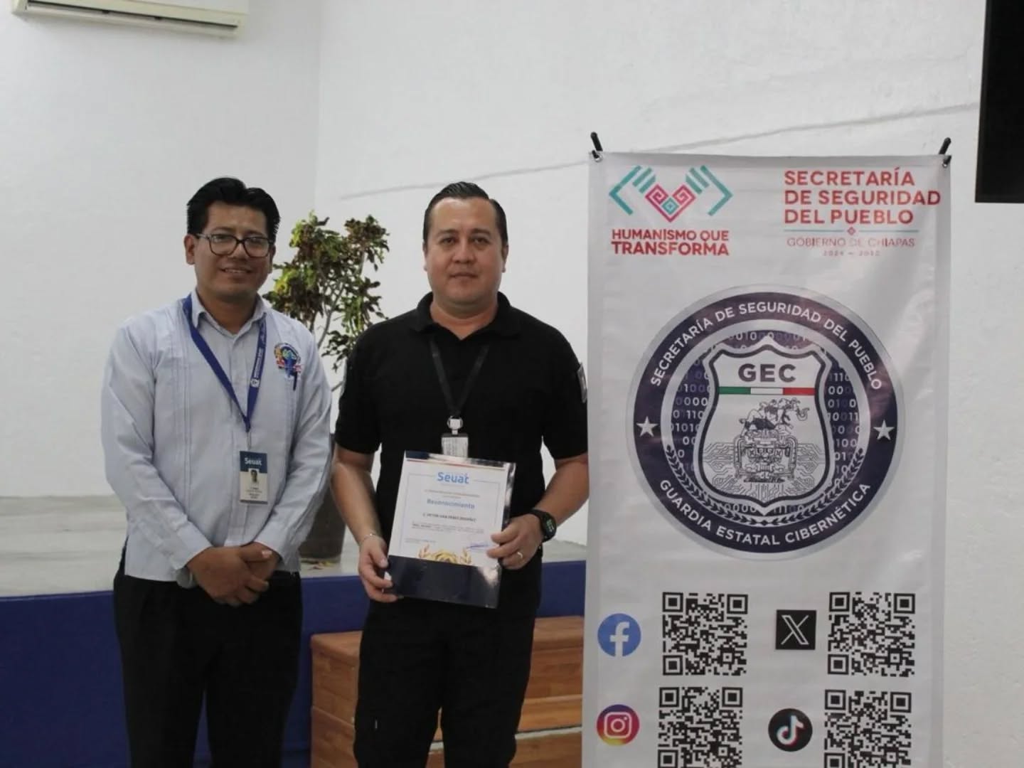 Imparte Guardia Estatal Cibernética plática en materia de seguridad digital