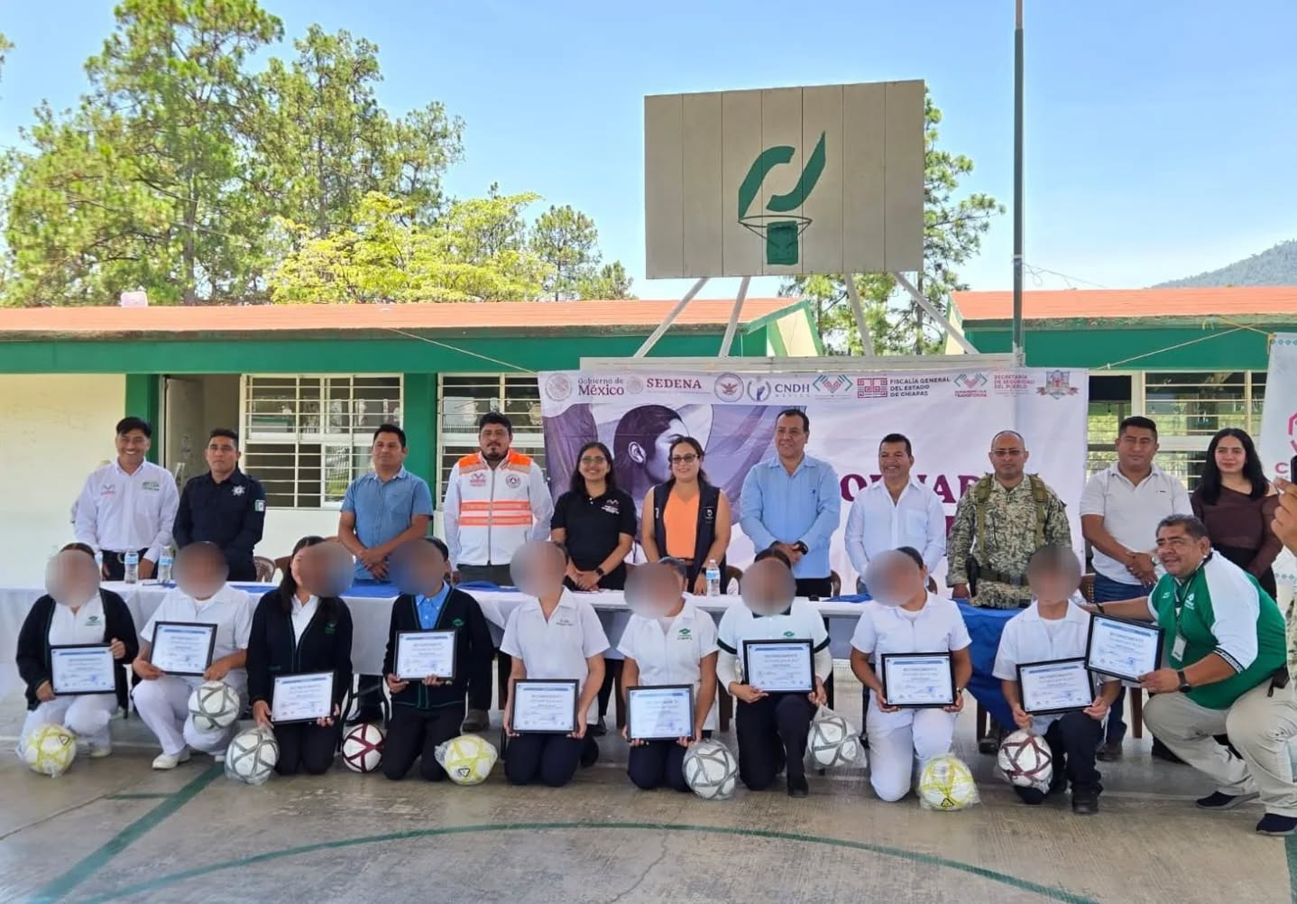 SSP participa en la jornada de paz en Altamirano