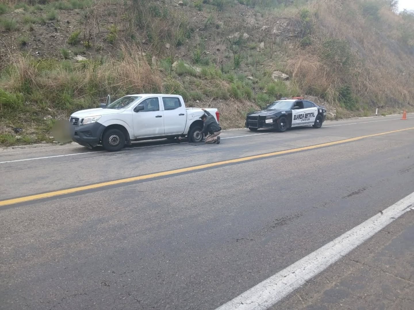 Guardia Estatal de Caminos refuerza apoyo vial y labores preventivas en carreteras de Chiapas