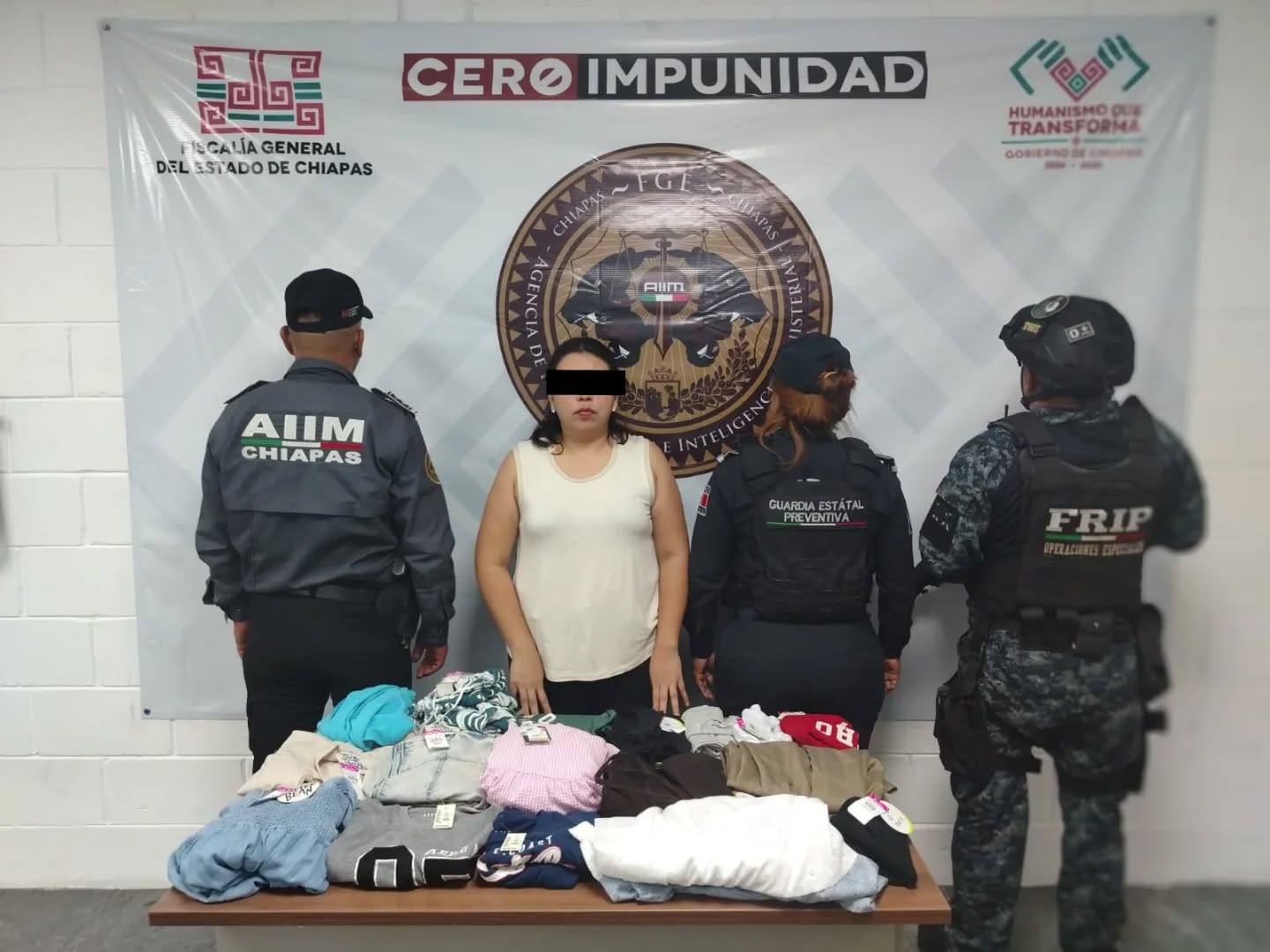 SSP y FGE detienen de una persona como probable responsable del delito de robo en Tuxtla Gutiérrez