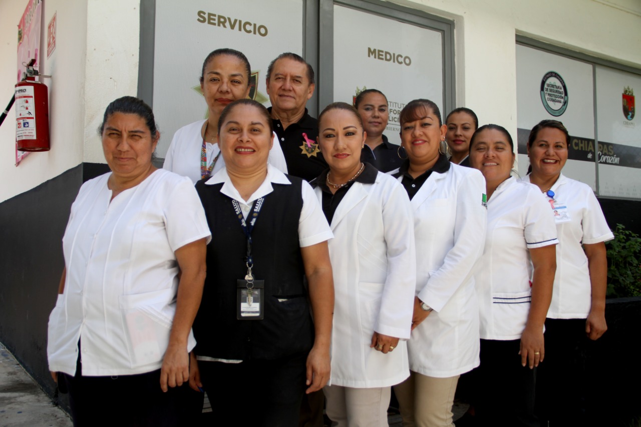 SSyPC y SSA realizaron campaña de vacunación en el Instituto de Formación Policial