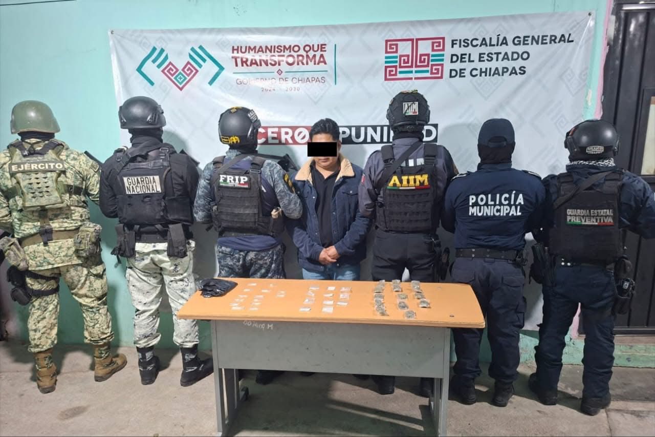 En cateos, grupo interinstitucional detiene a 5 personas por el presunto delito contra la salud