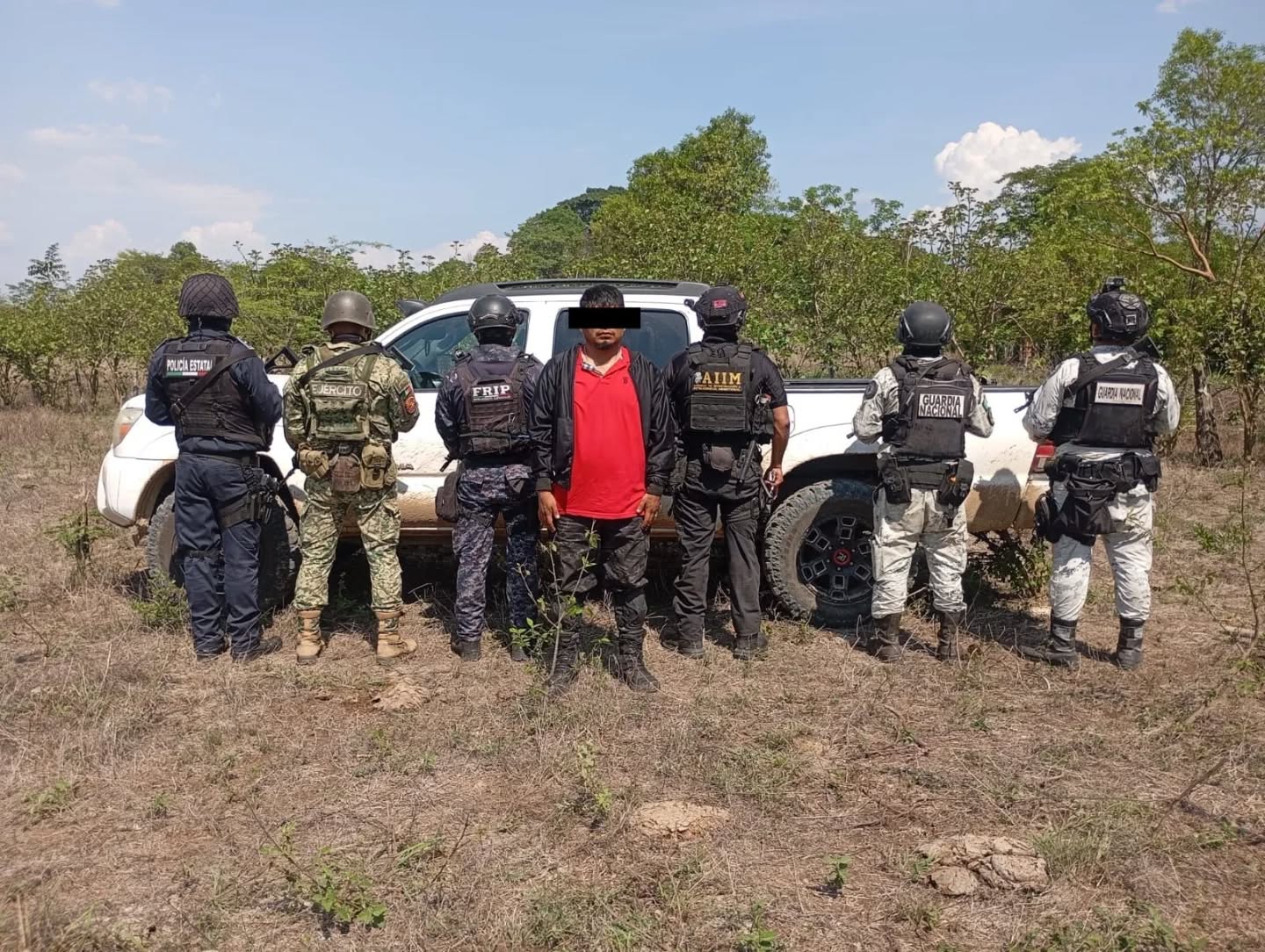 En operativo interinstitucional detienen a dos presuntos generadores de violencia en Frontera Comalapa.