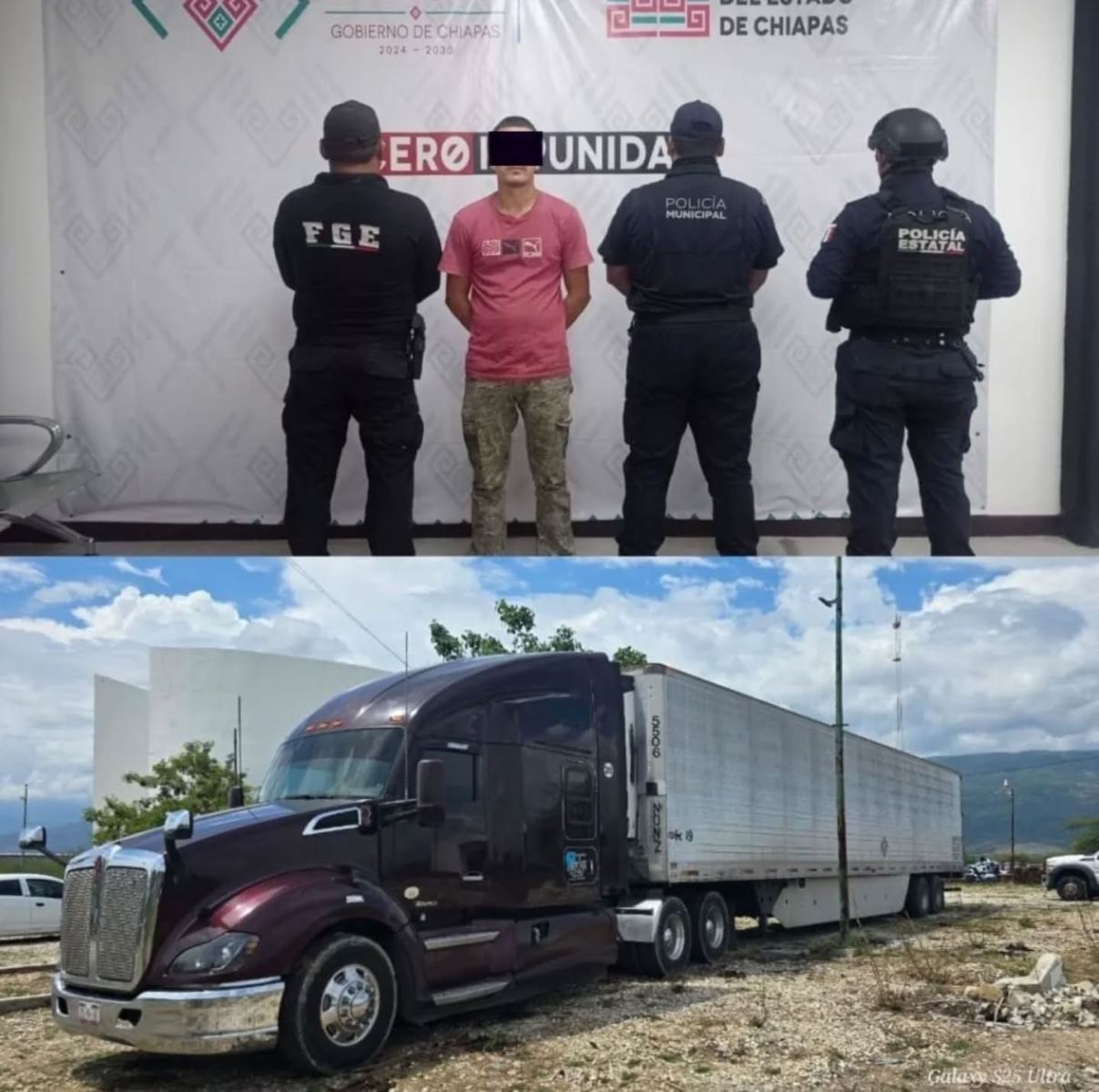 En operativo de seguridad detienen a masculino con vehículo con reporte de robo en Tuxtla Gutiérrez.