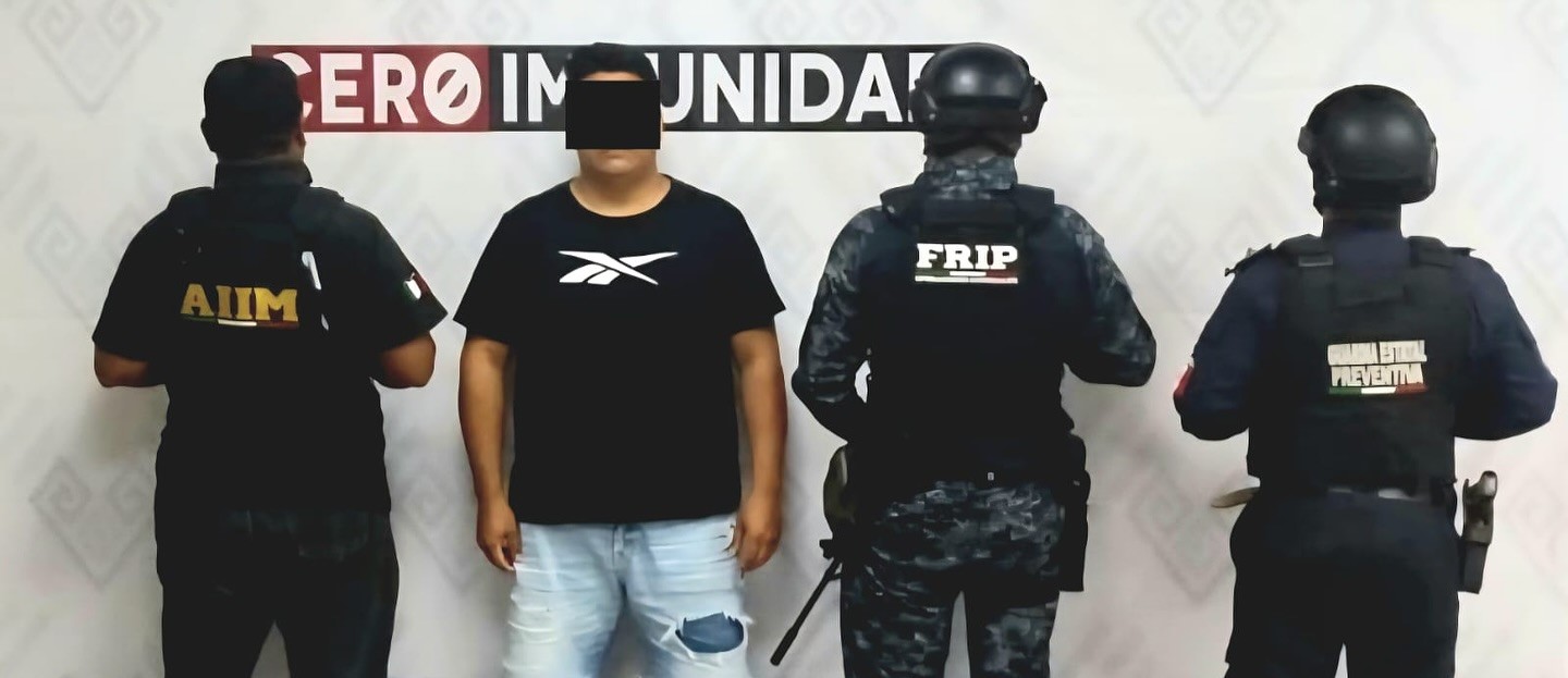 SSP y FGE detienen a masculino con vehículo con reporte de robo en Chiapa de Corzo.
