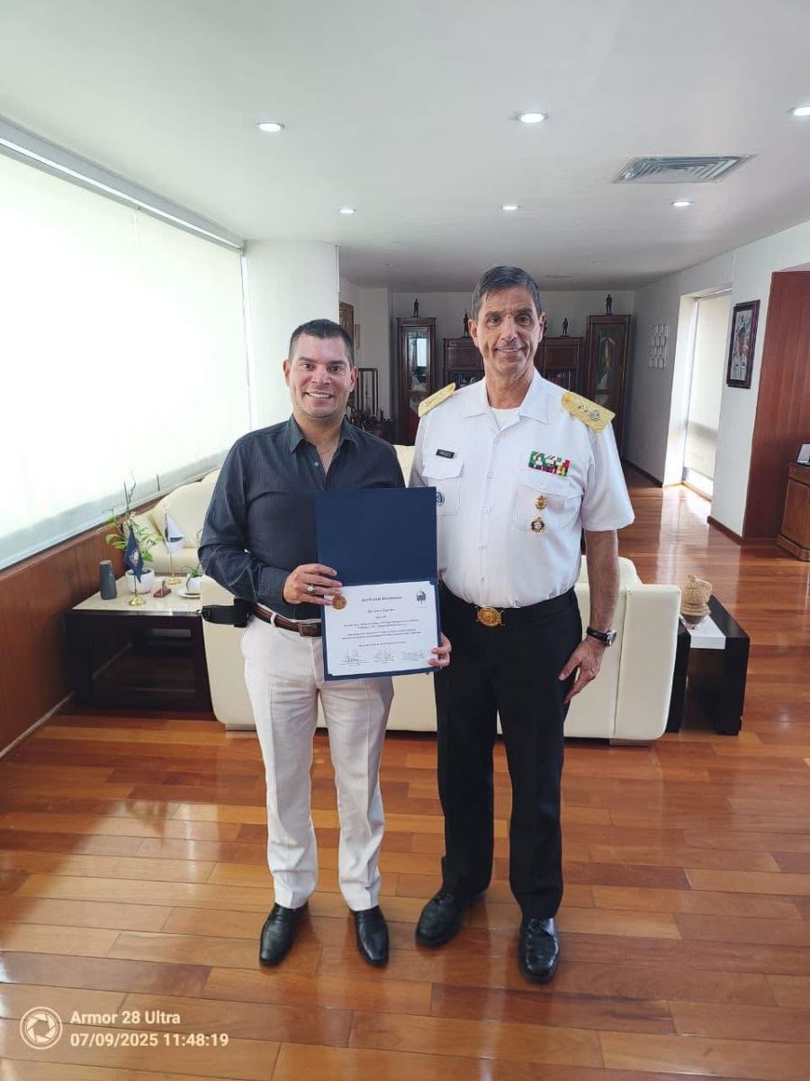 Colegio Interamericano de Defensa reconoce al Secretario de Seguridad del Pueblo.