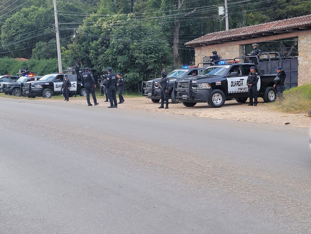 SSP con operativo blinda de seguridad a San Cristóbal de Las Casas.